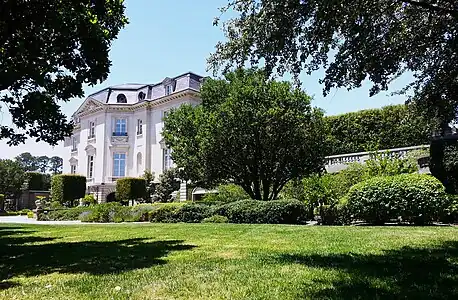 Carolands Chateau- South Front Garden view -2013