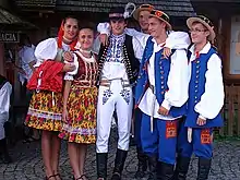 Image 19Slovaks wearing folk costumes from Eastern Slovakia (from Culture of Slovakia)