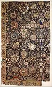 Mughal carpet with vases