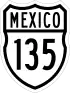 Federal Highway 135 shield