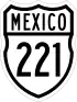 Federal Highway 221 shield