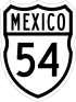 Federal Highway 54 shield