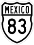 Federal Highway 83 shield