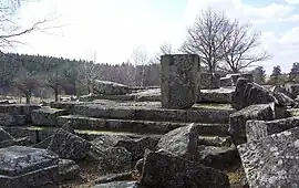 The Gallo-Roman ruins of Cars, in Saint-Merd-les-Oussines