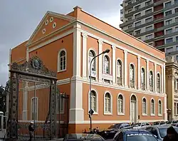 Casa da Junta, whose first-floor dates back to 1790, and is therefore considered the oldest remaining building from the colonial period