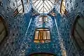 Blue lightwell of Casa Batlló