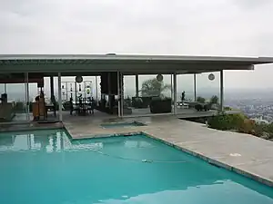 Stahl House, designed by Pierre Koenig