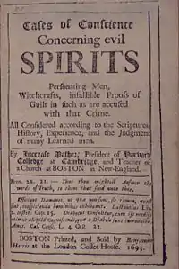 Image 3Concerning Evil Spirits (Boston, 1693) by Increase Mather (from History of Massachusetts)