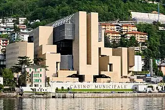 Casinò di Campione in Campione d'Italia, by Mario Botta, completed 2007