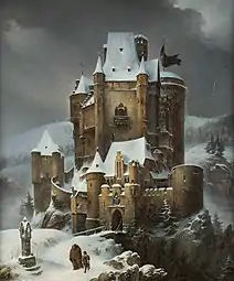 A Knight's Castle in the Snow