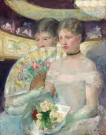 Mary Cassatt, The Loge, 1882