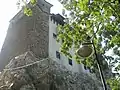 The shield wall of Törzburg (Bran Castle) in Transylvania