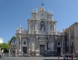 The seat of the Archdiocese of Catania is Cattedrale di Sant'Agata.