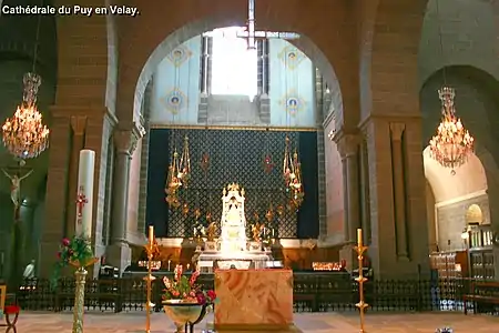 The choir and altar