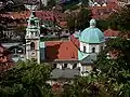 Cathedral viewed from Ljubljana Castle