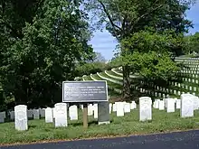 Plaque quoting the poem "Bivouac of the Dead"