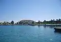 Caye Chapel from a boat