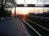 Cegléd railway station before renovation