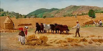 German harvest, 1903. Pinacoteca do Estado de São Paulo