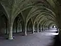 Fountains Abbey vaulted cellarium (larder)