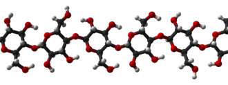 Three-dimensional structure of cellulose