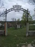 Cemetery gate