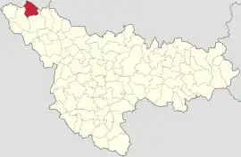 Location in Timiș County