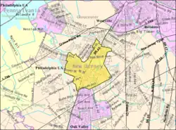 Census Bureau map of Woodbury, New Jersey
Interactive map of Woodbury, New Jersey