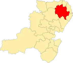 Location of the ward