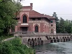 Power plant Esterle on the Adda river.