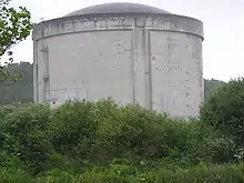 A more detailed image for the 'can' type containment from the French Brennilis Nuclear Power Plant