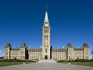 Image 54Centre Block, Ottawa, Canada  (from Portal:Architecture/Civic building images)