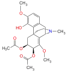 Chemical structure of cephakicine.