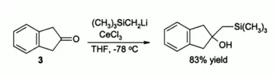 CeCl3 directed alkylation reaction