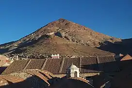 Image 1Cerro Rico in Potosi, still a major silver mine. Bolivia is the world's 8th largest producer of silver. (from Economy of Bolivia)