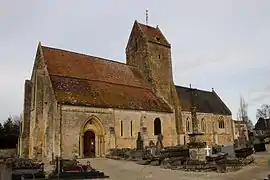 The church in Cesny-Bois-Halbout