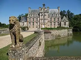 The château of Beaumesnil, in Mesnil-en-Ouche