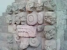 Image 43Mayan rain god Chaac representation at the Mayan Sculpture Museum in Copán.  (from Culture of Honduras)