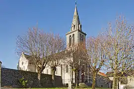 The church in Chaignay