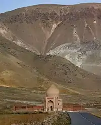 Monument commemorating the Battle of Chaldiran, which was fought between the Sunni Ottoman Empire and the Shia Safavid dynasty.