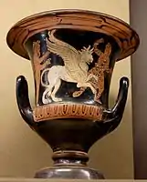 Griffin on an Ancient Greek vase