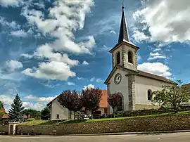 The church in Champagney