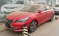 The front quarter view of the Changan Eado II.