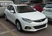 The front view of the Changan Eado XT.