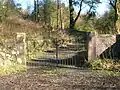 The old side entrance gate to the old Chapelton House, Chapeltoun, East Ayrshire. 2007.