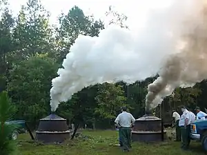 Charcoal cooking