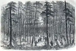 Charge of Weaver's Brigade Across the Salkehatchie, 1865