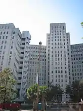 Charity Hospital, as seen in 2005 after Hurricane Katrina