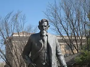 Statue of legendary cattleman Charles Goodnight