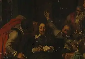 Charles I Insulted by Cromwell's Soldiers, 1836, thought lost in The Blitz, rediscovered in 2009